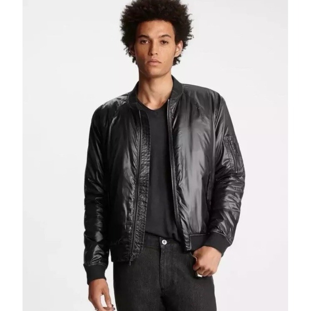 John Varvatos Lightweight Bomber Jacket Sz 50 EU $898 Mainline Collection EUC‎